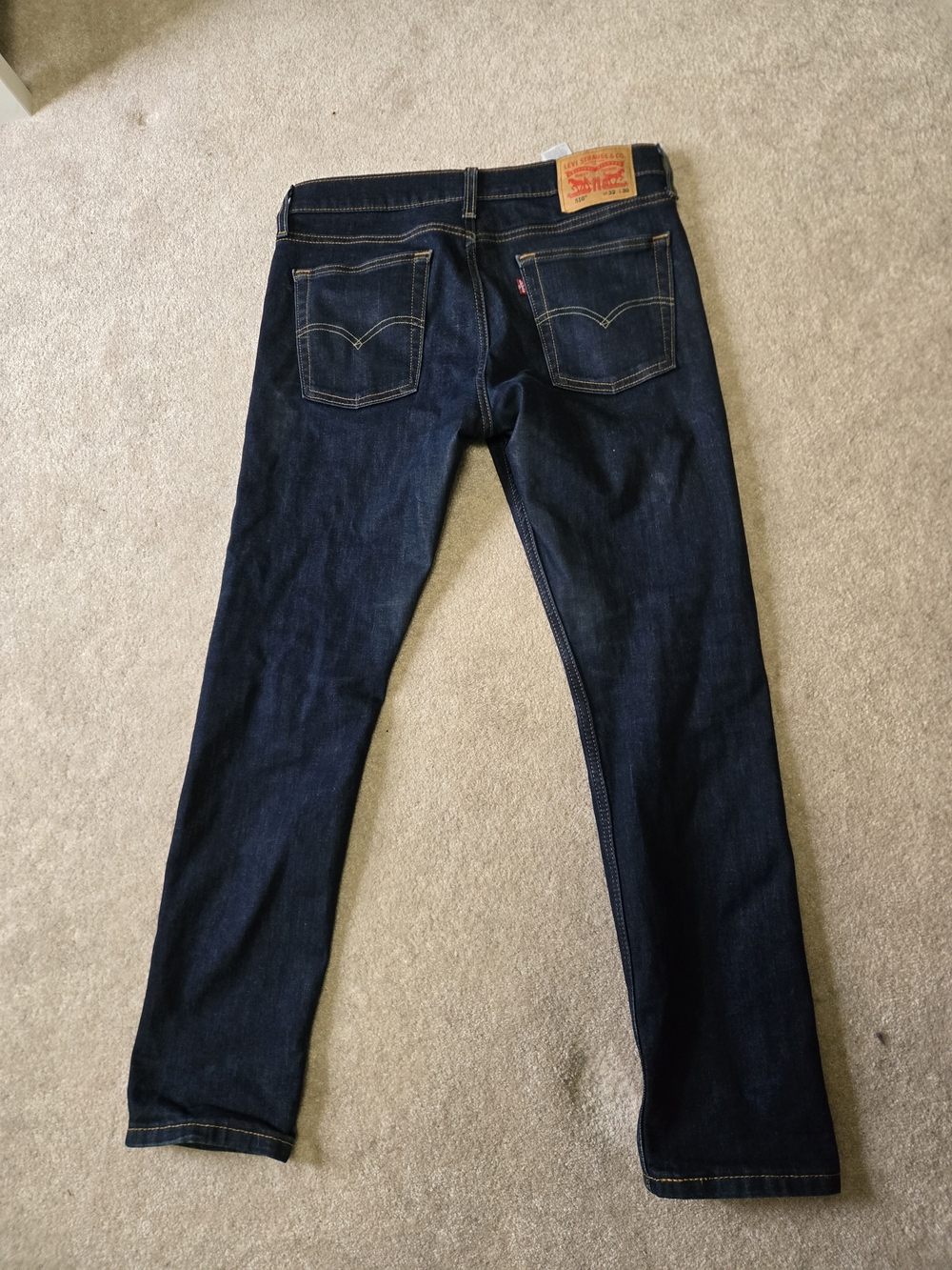 Levi's Slim Straight Dark Indigo Men's Jeans
